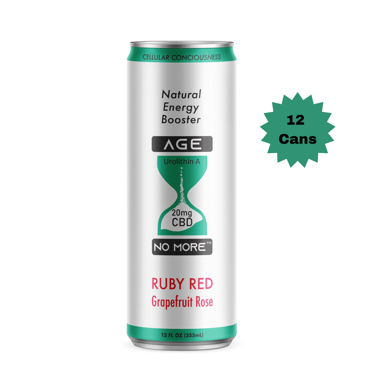 Age No More - Energy Booster - Ruby Red 12 pack